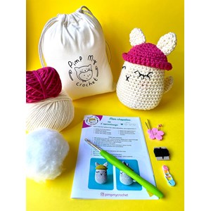 Kit de crochet doudou chat