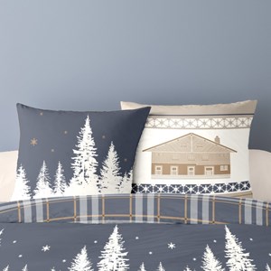 Housse de couette flanelle 240x220