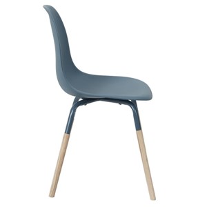 Chaise scandinave bleu