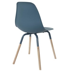 Chaise scandinave bleu