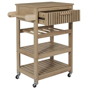 Desserte à roulettes