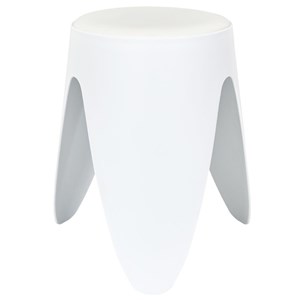Tabouret coloris blanc
