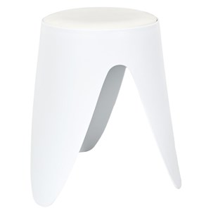Tabouret coloris blanc