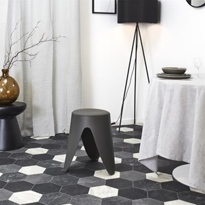 Tabouret coloris gris