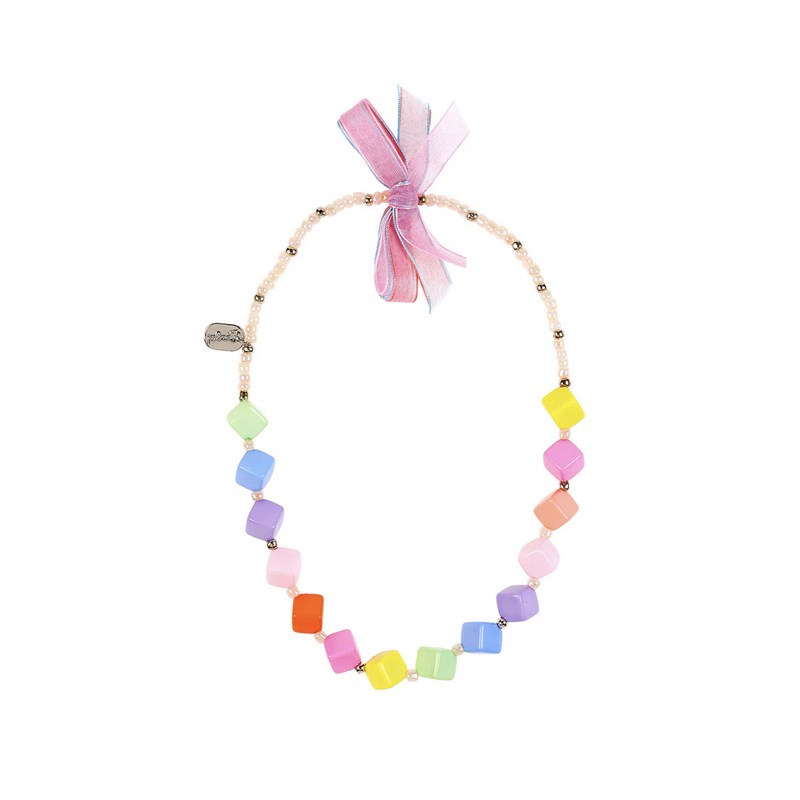 Collier hedwige arc-en-ciel