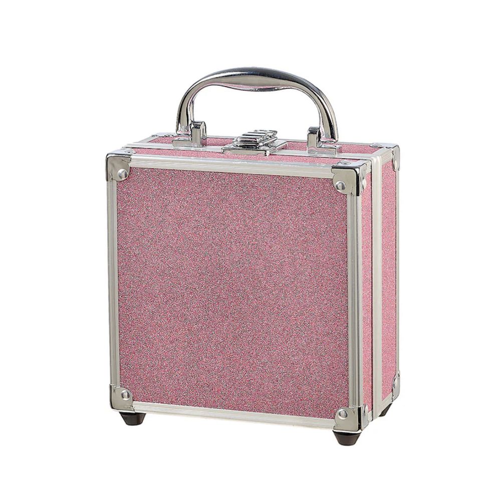 Coffret de maquillage rose paillette