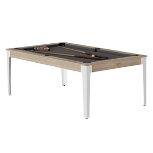 Billard american elan chene- tapis gris