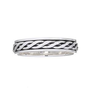 Bague anti-stress en argent