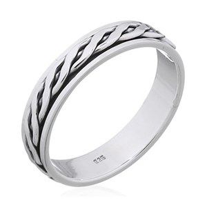 Bague anti-stress en argent