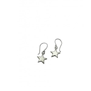 Boucle d'oreille pendante forme étoile