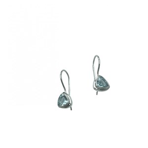 Boucles d'oreille topaze bleue