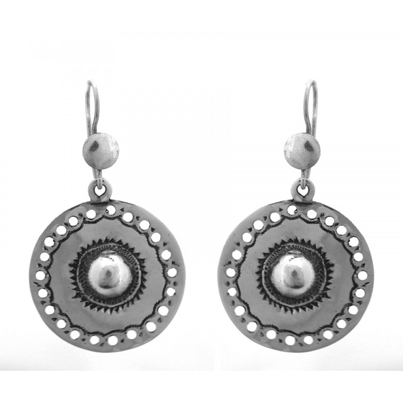 Boucles d'oreille touareg en argent
