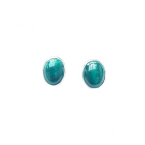 Boucles d'oreille malachite