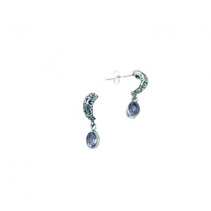 Boucles d'oreilles amethyste