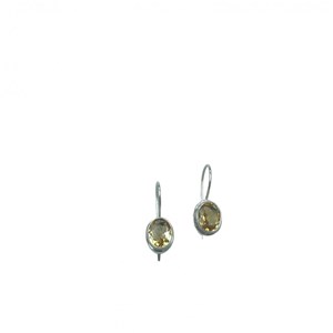 Boucles d'oreilles  citrine