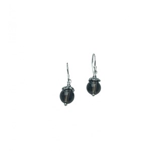 Boucles d'oreilles  smoky quartz