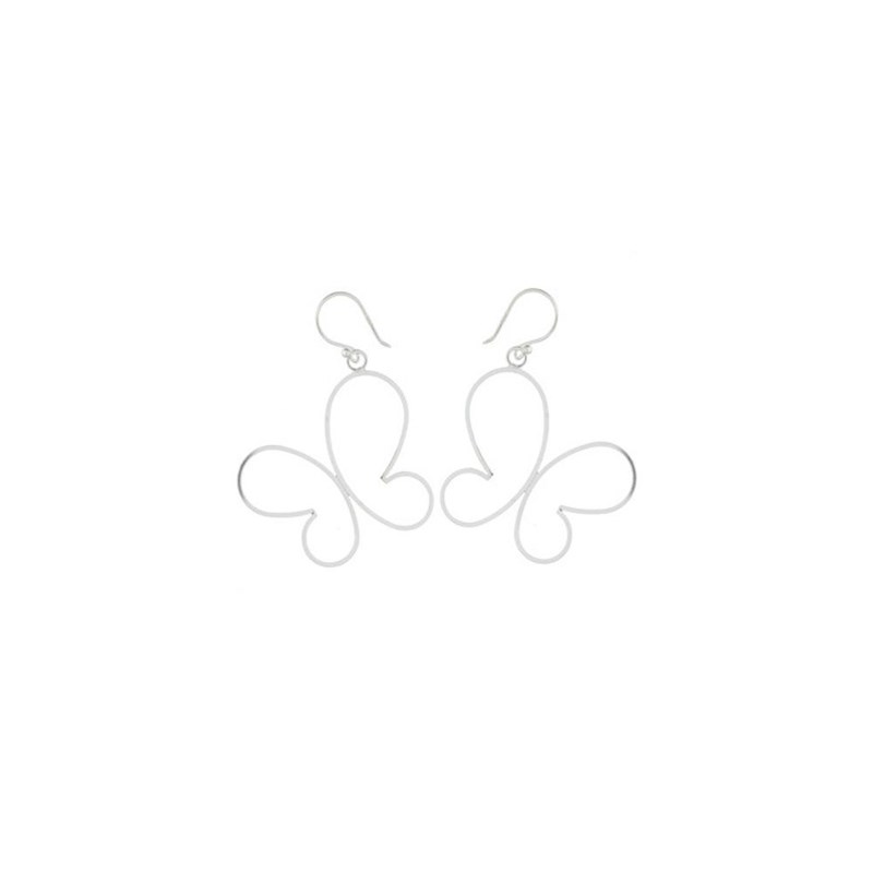 Boucles d'oreilles papillon