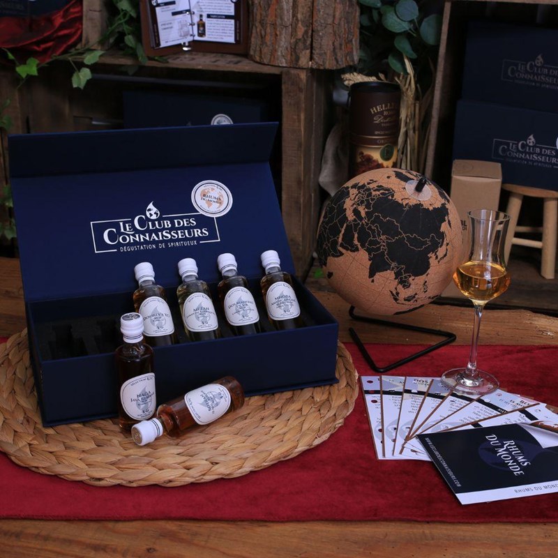Coffret dégustation rhums du monde