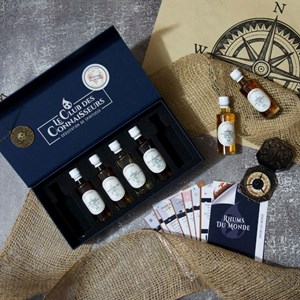 Coffret dégustation rhums du monde