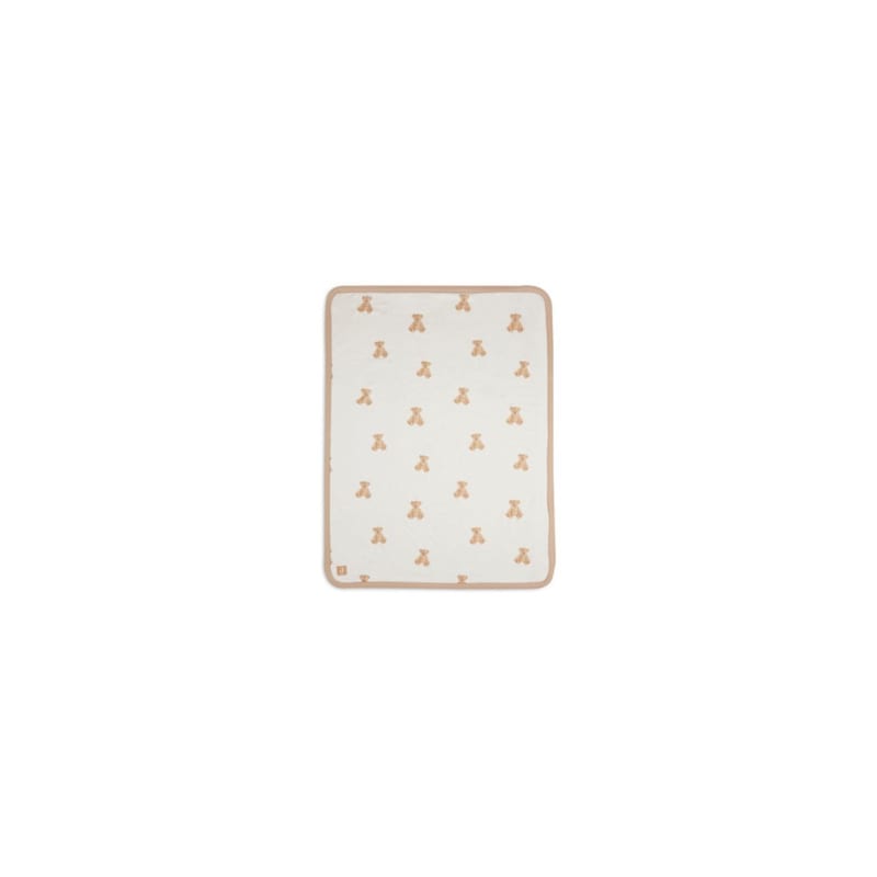 Couverture berceau jersey 75x100cm teddy (Jollein) - Image 1