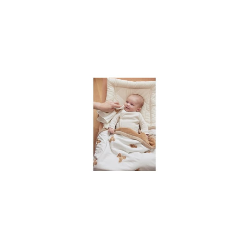 Couverture berceau jersey 75x100cm teddy (Jollein) - Image 3