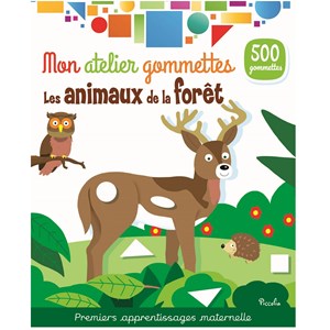 Mon atelier gommettes les animaux de la