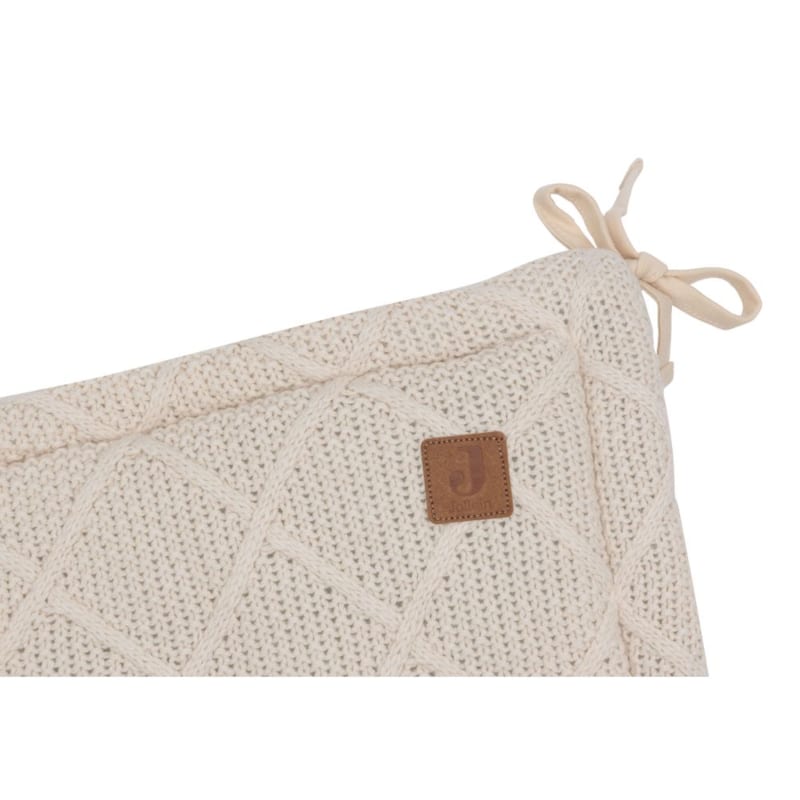 Tour de parc 180x30cm check knit - oatme (Jollein) - Image 3