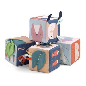 Blocs souples pour bébé woodland (4pcs)