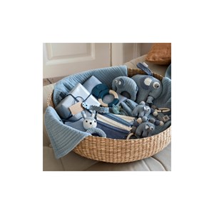 Chaîne de landau crochet fanto bleu poud