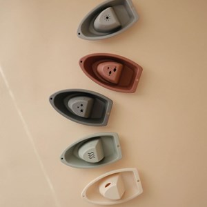 Jouets de bain mushie bateaux