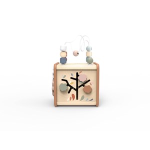 Cube d'activités 5 en 1 en bois