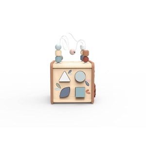 Cube d'activités 5 en 1 en bois