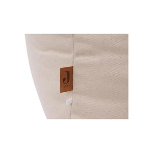 Fauteuil pouf enfant blanc twill natural