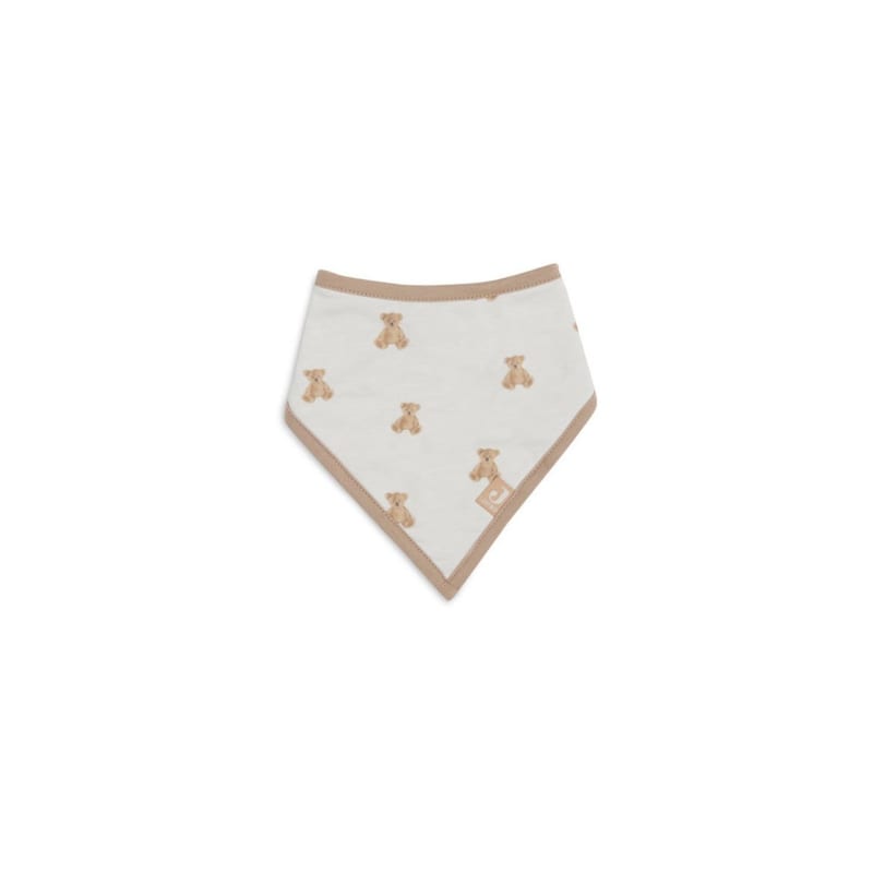 Bavoir bandana teddy bear gots (2pcs) (Jollein) - Image 1