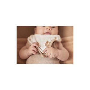 Bavoir bandana teddy bear gots (2pcs)