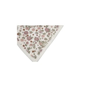 Bavoir bandana fleurs retro (2pcs)