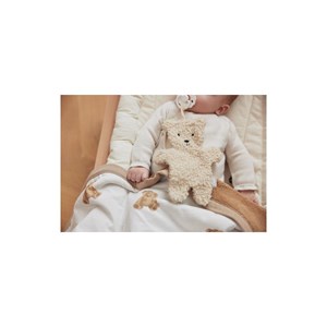 Attache sucette teddy bear naturel