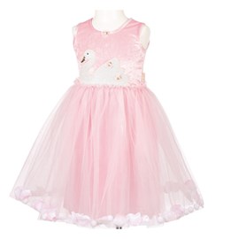 Robe rose swan 3-4 ans - souza