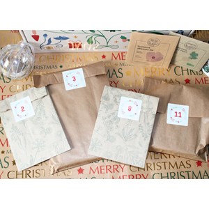 Calendrier de l'avent jardinage : 60% surprises horticoles et 40% graines bio