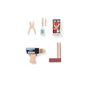 Mallette à outils en bois kid's hub