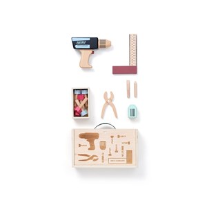 Mallette à outils en bois kid's hub