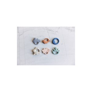 Anneau de dentition en caoutchouc lapin