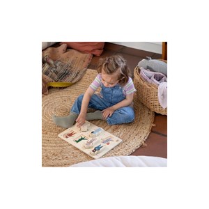 Grand puzzle en bois animaux
