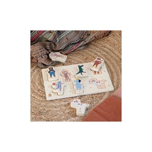 Grand puzzle en bois animaux
