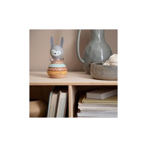 Jeu à empiler en bois lapin