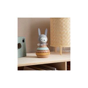 Jeu à empiler en bois lapin