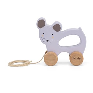 Jouet à tirer en bois - mrs. Mouse