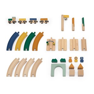 Circuit de train en bois