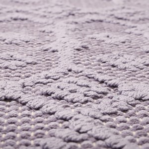 Tapis coton blonder mauve par nattiot -