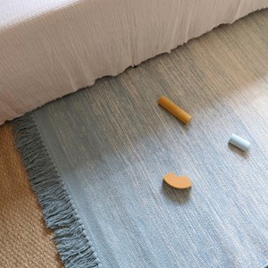 Tapis kirthy bleu